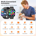 Hwagol Smart Watch (Answer/Make Call) 1.85inch Fitness Tracker, DIY Dials/Pedometer/Calories/Multiple Sport Modes/Voice Assistant, Smart Watches