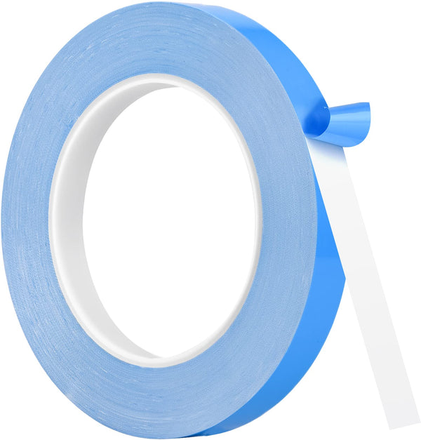 Thermal Adhesive Tape, 25m x 10mm x 0.20mm Double Side Thermal Tapes Cooling Heatsink Pad Apply to LED, IGBT IC Chip Computer CPU GPU Modules MOS