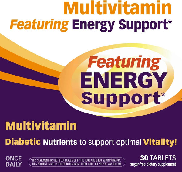 Nature'S Way Alpha Betic, Diabetic Multivitamin for Daily Nutritional Support, with B-Vitamins for Energy Metabolism Support*, Alpha Lipoic Acid,