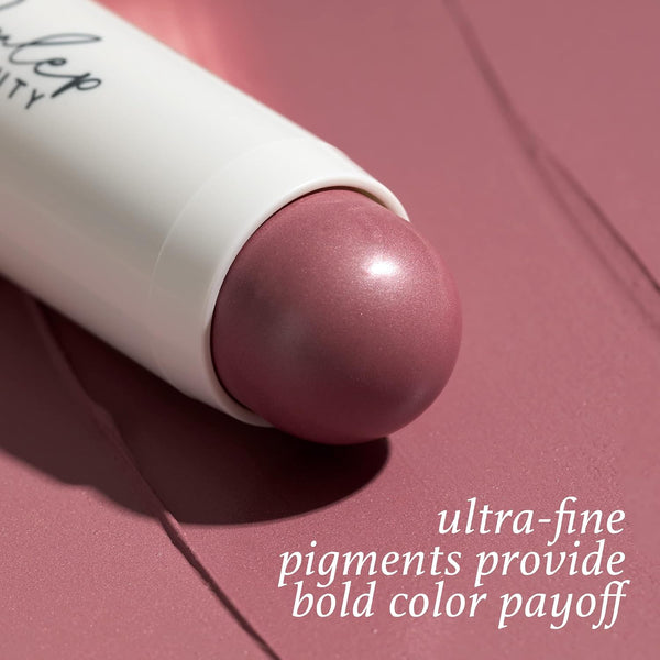 Julep Skip The Brush Cream to Powder Blush Stick - Muted Mauve - Blendable and Buildable Color - 2-in-1 Blush and Lip Makeup Stick 04- Muted Mauve