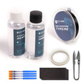 OJYDOIIIY Fishing Rod Repair Kit with Epoxy Glue, Wrapping Thread, Clipper, and Masking Tape 24-hrs Curing