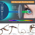Blue Light Blocking Glasses for Women/Men - 4-Pack Computer Reading/Gaming/TV/Phone Glasses, Anti-Glare A-1 Black+douhua+transparent+pink