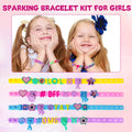Art & Craft Kits for Kids, DIY Friendship Bracelet Making Kit for Girls, Jewelry Making with Charm & Stickers, Birthday Gifts for Ages 5-12, Toys