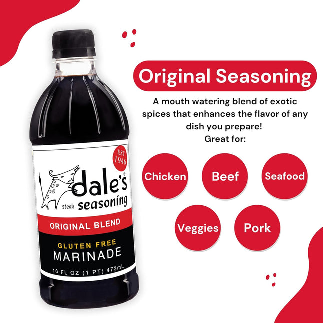 Original Steak Seasoning by Dale'S, Gluten Free, No Cholesterol | Delicious on A