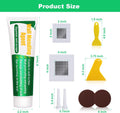 Drywall Repair Kit, 2 Pack Spackle Wall Repair Patch Kit with Scraper, Wall Mending Agent Large Hole Drywall Patch, Easy to Fill Holes in Home