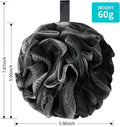 Bath Loofah Shower Sponge Body Back Scrubber Soft Mesh Shower Puffs Exfoliating Loofa for Women & Men Bath Accessories Cleaning Tool (Pack of 4