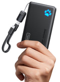 INIU 45W Fast Charging Portable Charger, 40% Smaller 10000mAh with Detachable Cable, Flight-Safe Travel Power Bank, USB C External Phone Battery