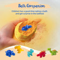 Bath Bombs for Kids with Surprise Toys Inside, Dino Egg Bath Bombs Gift Set with Dinosaur Toy for Boys Girls 3 4 5 6 7 8 9 Years, Bubble Fizzy Spa