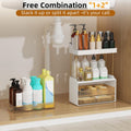 StorBin 3 Large Drawers Makeup Organizer - 5 Tier Bathroom Counter Organizers and Storage, Versatile Perfume Vanity Organizer, Ideal for Cosmetic,