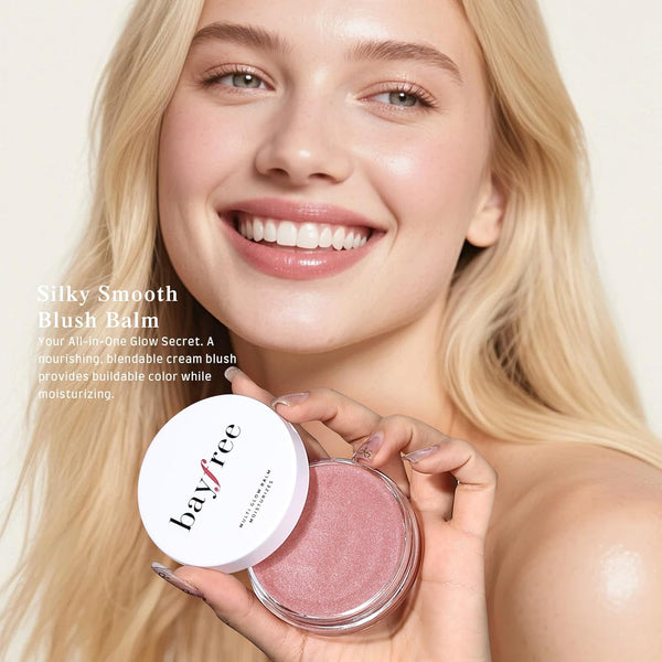 Multi Glow Balm, Cream Blush for Cheeks, Blush Balm Face Makeup, Radiant Finish, Hydrating, Creamy, Lightweight & Blendable Color, Face Makeup,