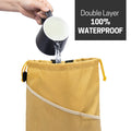 GNEGNI 2PCS Car Garbage Can, Hanging Car Trash Bag with Waterproof Leakproof Lining