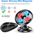 Coolpow【2 Packs Magnetic Phone Holder for Car【Strong Magnet】 Phone Holders for Your Car Phone Holder Mount【4 Metal Plate】 Universal Car
