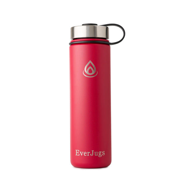 Water Bottle - 32 Oz, Wide Mouth, Premium Stainless Steel Lid/Bottle, Double Walled Vacuum Insulated, Thermo Mug, Metal Flask, Leak Proof,