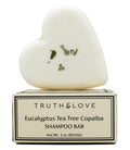 Truth & Love Beauty Eucalyptus Tea Tree Copaiba Shampoo Bar for Dry, Flaky Hair and Scalp - Sustainable, Plastic Free, Eco-Friendly, Cruelty Free,