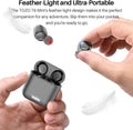 TOZO T6 True Wireless Earbuds Bluetooth 5.3 Headphones 50H Long Playtime, Wireless Charging Case, IPX8 Waterproof Stereo Earphones, Built-In Mic