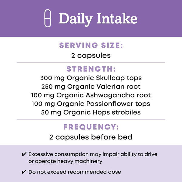 Oregon'S Wild Harvest Sleep Better Organic Supplement, 90 Count