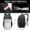 Della Gao Laptop Backpack for Men, Large Anti-Theft Business Travel Backpack with USB Charging Port, Water Resistant College Computer Bag for