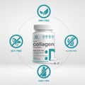 Multi Collagen Pills with Vitamin C, E & Biotin, 300 Capsules â Hydrolyzed Collagen Peptides â 11 in 1 Formula with Saw Palmetto, Bamboo Silica, &