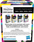Hasbro Games Trivial Pursuit Mini Packs Multipack, Fun Trivia Questions for Adults and Teens Ages 16+, Includes 4 Game Featuring 4 Decades