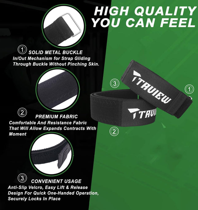 Occlusion Bands for Women Glutes & Hip Building, Blood Flow Restriction Bands BF