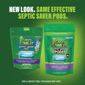 Green Gobbler Septic Tank Enzyme Treatment Packets, 6 Month Supply - Powerful & Natural Bacteria to Prevent Costly Septic Issues, Back-Ups 6 Pods