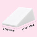 Artist's Choice Makeup Wedges, 100 Pack Triangle Cosmetic Sponges for Foundation, Blush, Concealer, and Eye Shadow, Crisp Edges for Precise
