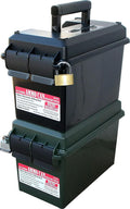 MTM AC50C-40 Ammo Can, 50-Caliber, Heavy-Duty Dual Latching System, Rugged Polypropylene Plastic, O-Ring Seal System, Water Resistant, Bulk Ammo