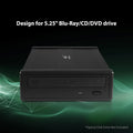 NexStar DX2 USB 3.0 External Enclosure, Design for 5.25" Blu-Ray/CD/DVD SATA Drive, 2nd Gen DX, Aluminum Alloy, fit Any Depth Optical Drive, TAA