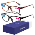 K KENZHOU Blue Light Glasses for Woman Men Bluelight Blocking Glasses for Computer Gaming Phones,Anti Eye Strain & UV Glare Black & Tortoise