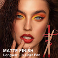 12 Colors Lip Liner Set, Matte Finish Series Lip Liners Pen, Set A | for Women, Long Lasting Waterproof Smooth High Pigmented Lip Pencil for Daily