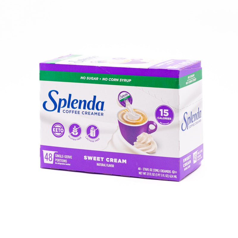 SPLENDA Coffee Creamer Cups, Sugar Free Sweet Cream, 48 Count | Single Serve Sweet Cream 48 Count