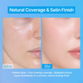 Natural Cover Glow Cushion Foundation | Satin Radiant Finish | Korean Foundation Makeup | Long-Lasting Natural Coverage | for All Skin Types 0.42
