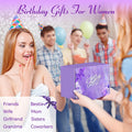 Birthday Gifts for Women Friendship, Aoen Unique Happy Birthday Gifts for Best Friends Women, Mom, Sister, Wife, Coworker, 7P Purple Self Care Spa