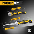 KATA Folding Drywall Jab Saw, Sheetrock Knife with Soft Grip Handle | Compact Folding Hand Saw & Keyhole Saw for Sheetrock, Wallboard Repair,
