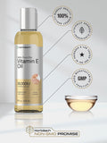 Horbäach Vitamin E Oil For Skin and Face | 4 fl oz | 100% Pure Oils | Moisturizing Skin Care | Non-GMO, Vegetarian | Lemon Scented