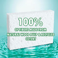 12 Pack Dishwashing Sponges Natural Cellulose Sponges Plant Based Resilient and Reusable Soft Dish Sponges for Washing Dishes DIY Craft Sponge for
