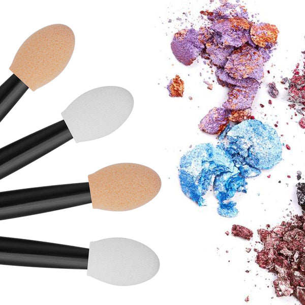 Cuttte Eyeshadow Applicators Makeup Brushes - 60PCS Disposable Eyeshadow Brush, Dual Sides Eye Shadow Applicator Sticks, 2.44 Inch Eye Makeup
