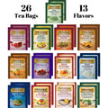 Twinings Herbal Tea Variety Pack - 26 Individually Wrapped Herbal Tea Bags Variety Pack Sampler, 13 Flavors, Caffeine Free (1 Count (Pack of 26))