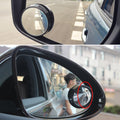 KEWAYO 2 Pack Automotive Blind Spot Mirrors, Small round Convex Adjustable 360Â°Rotate Wide Angle Car Rear View Mirror for All Universal Vehicles