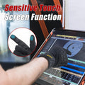 HANDLANDY Mens Work Gloves Touch screen, Utility Mechanic Gloves, Flexible Breathable Fit- Padded Knuckles & Palm X-Large Black