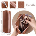 MAANGE 13 PCS Makeup Brushes Professional Make up Brushes Premium Synthetic Powder Concealers Brushes Travel Makeup Brush Set with Case (Coffee)