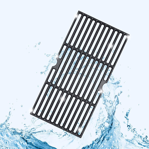 Gassaf 16 7/8" Grill Grates for Charbroil 463420508, 463420511, 463436214, 463440109 Gas Grill, Cast Iron Grates for Char Broil, Thermos, Master