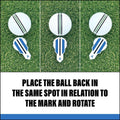 Putting Alignment Aid Tool - Golf Ball Marker - Rotate to Aim - Golf Gift Accessory for Men & Women Golfers - USGA Compliant 1