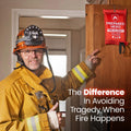 Prepared Hero Emergency Fire Blanket - 4 Pack - Fire Suppression for Kitchen, 39” x 39” Fiberglass Fire Blanket for Home 4-pack Red