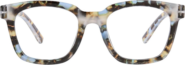 Peepers by Peeperspecs Women'S to the Max Square Blue Light Blocking Reading Gla