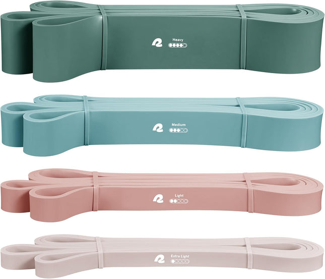 Retrospec Lift Resistance Pull up Assistance Band Set for Working Out, Home Fitn