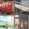 5.12inch Meat Hooks,20Pcs 304 Stainless Steel Butcher Hook Smoking Hooks,Hanging, Drying, Butchering, BBQ, Grilling，Jerky. (5.12in)