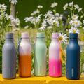 BJPKPK Insulated Water Bottles, 18 oz Stainless Steel Metal Water Bottle with Strap, BPA Free Leak Proof Jugs, Mugs, Flasks, Reusable Thermal