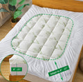Bamboo_Viscose Mattress Topper Twin Size, Cooling Extra Thick Breathable Mattress pad, 8-21”Deep Pocket Soft Quilted Fitted Mattress Cover with