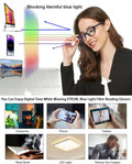 EYEURL 5-Pack Cat Eye Reading Glasses for Women- Men Blue Light Blocking Glasses Stylish Computer Readers for Women Anti Eyestrain & Glare with